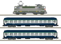 Trix 11168 - N - 3-tlg. Startset Personenzug E-Lok BR 9231 Arzens, SNCF, Ep. IV - DC-Sound